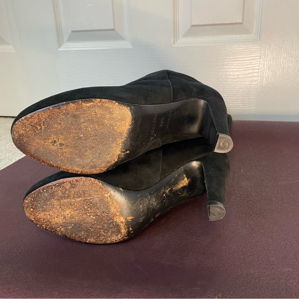 See by Chloé Black Suede High Heel Boots. Size 8.5 = EU 38.5. - Picture 2 of 6